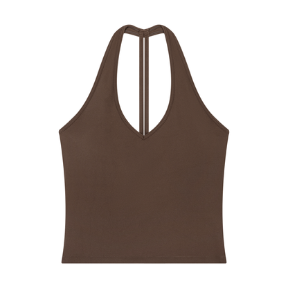 Women’s Halter V-Neck Yoga Tank Top