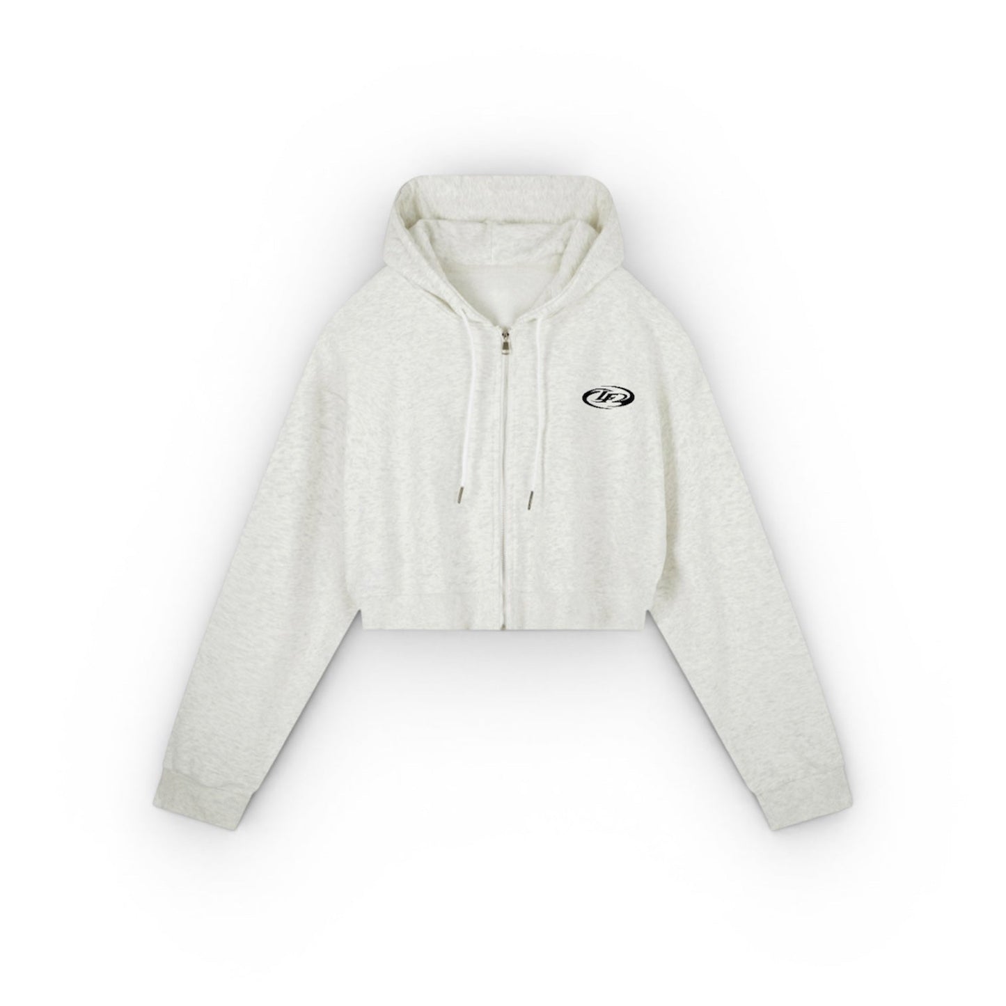 Retro Cropped Zip Up