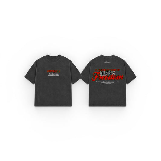 Juneteenth Tee Vintage Gray
