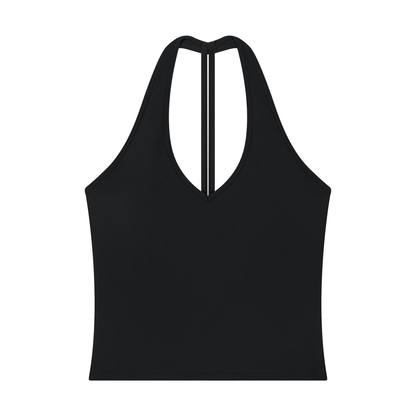 Women’s Halter V-Neck Yoga Tank Top