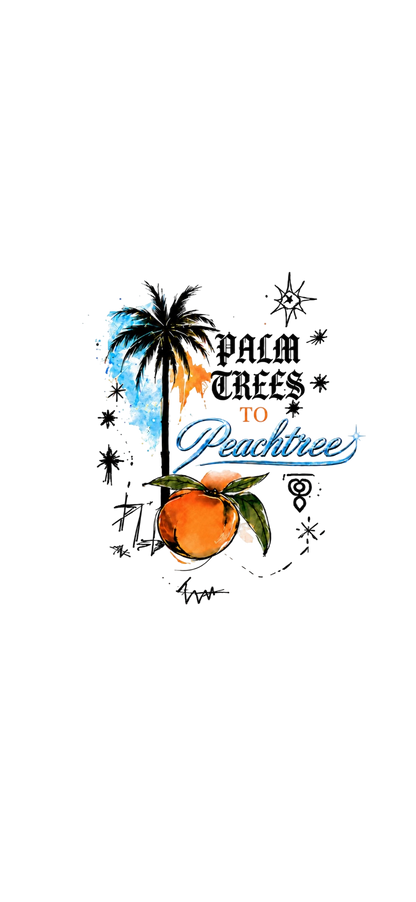 Palm Trees 2 Peachtree Crop Tank