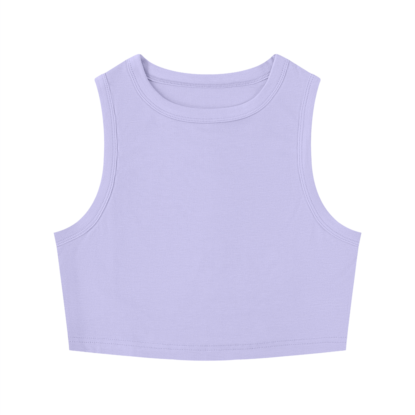 Women's Tight Crewneck Crop Tank Top