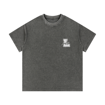 Mineral Wash Waffle Knit T-Shirt