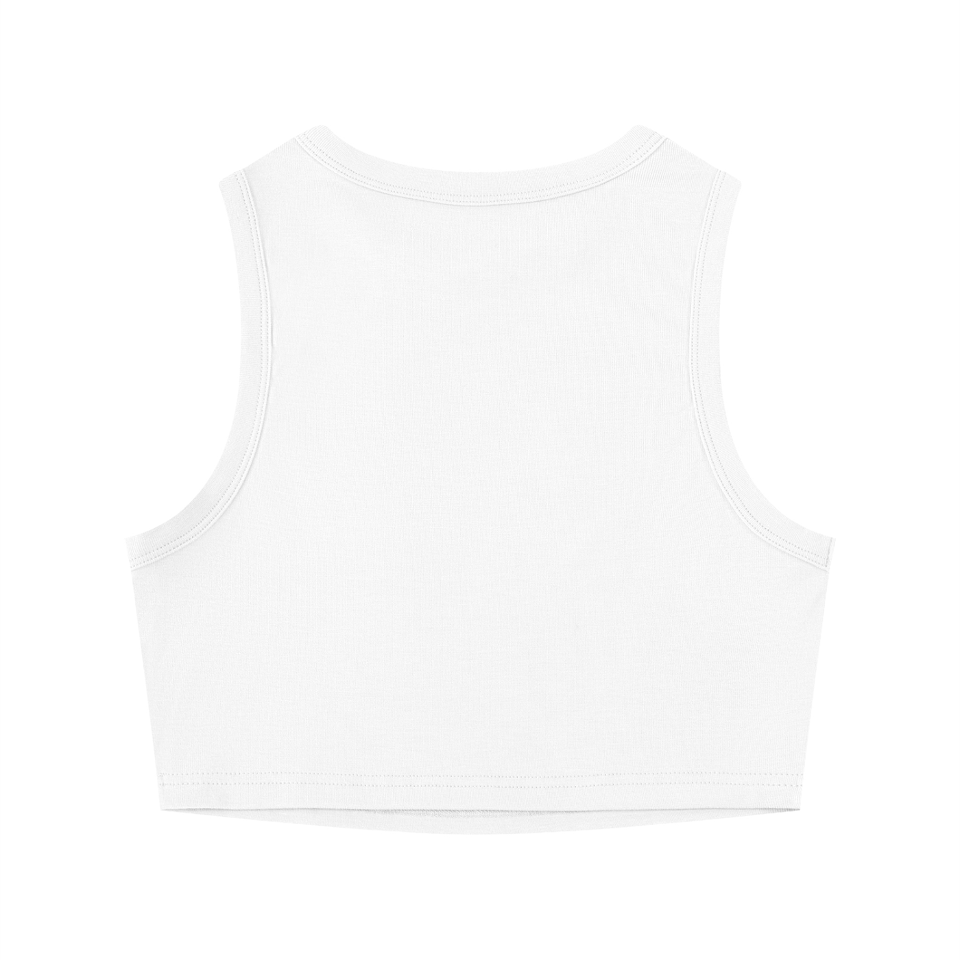Retro Women's Tight Crewneck Crop Tank Top