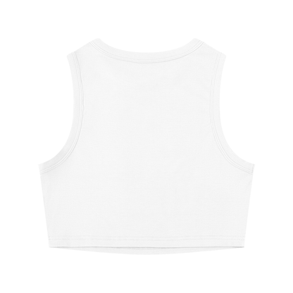 Retro Women's Tight Crewneck Crop Tank Top