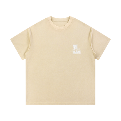 Mineral Wash Waffle Knit T-Shirt
