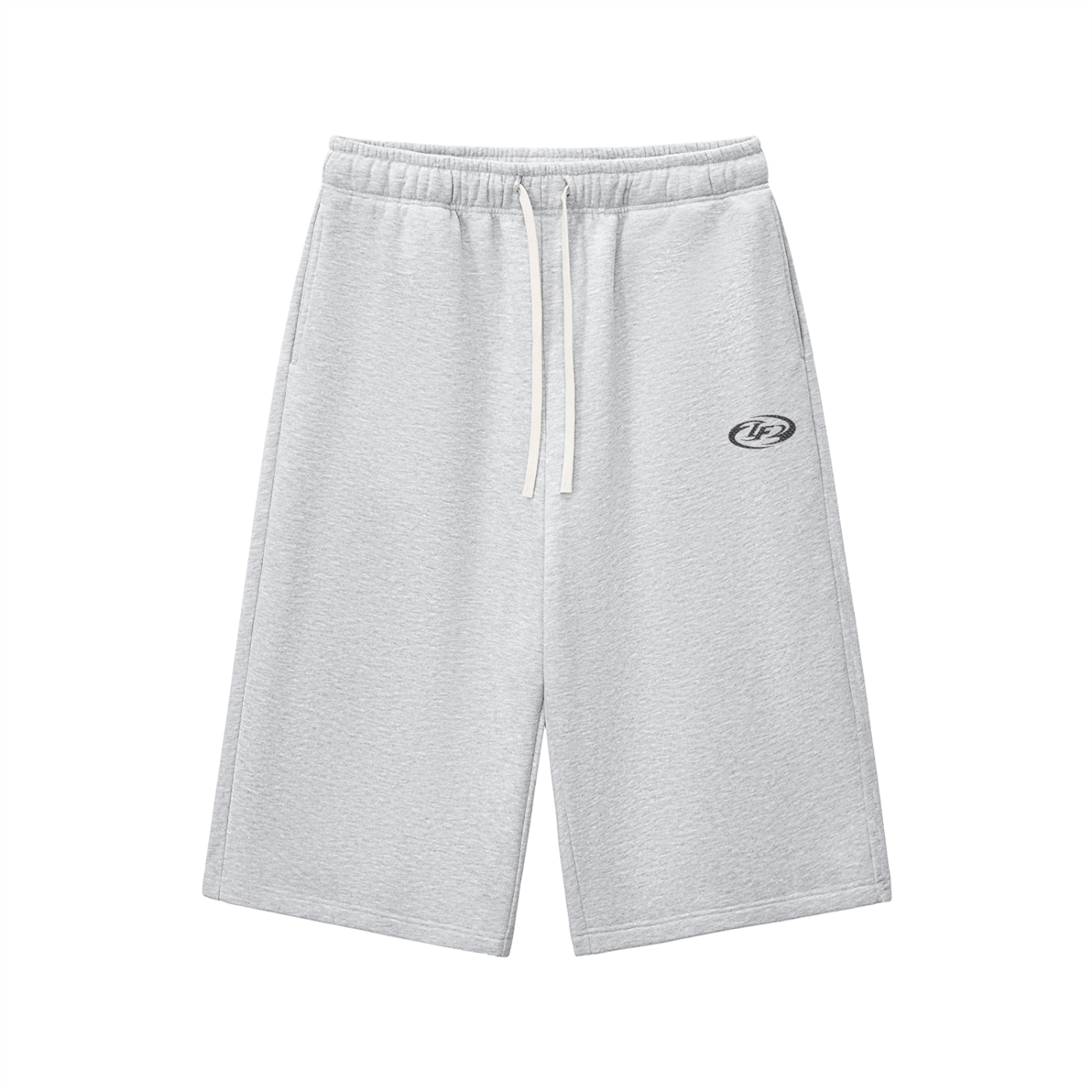 Relaxed Drawstring Three-quarter Sweatpants