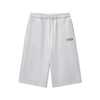 Relaxed Drawstring Three-quarter Sweatpants