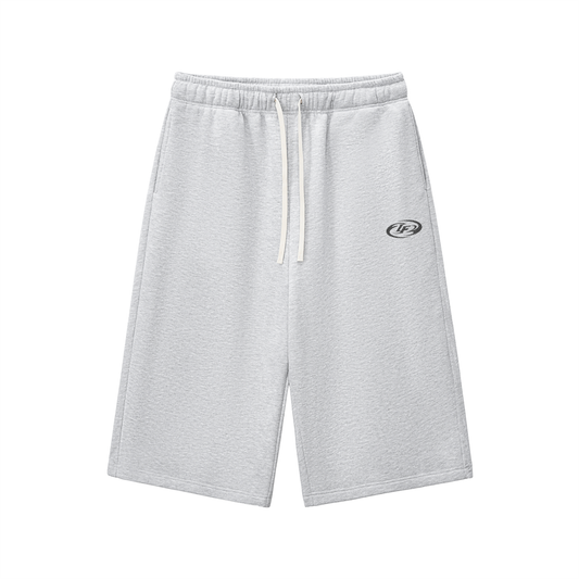 Relaxed Drawstring Three-quarter Sweatpants