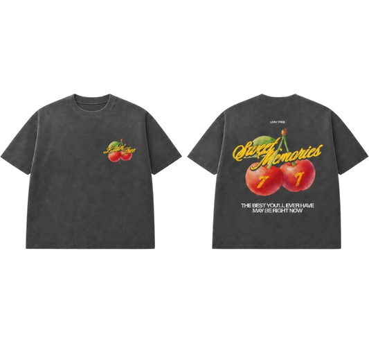 Sweet Memories Tee - Gray