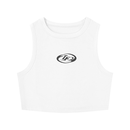 Retro Women's Tight Crewneck Crop Tank Top