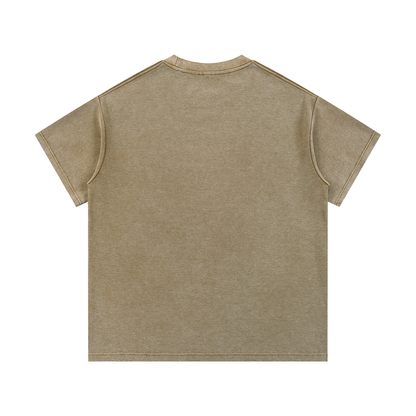 Mineral Wash Waffle Knit T-Shirt