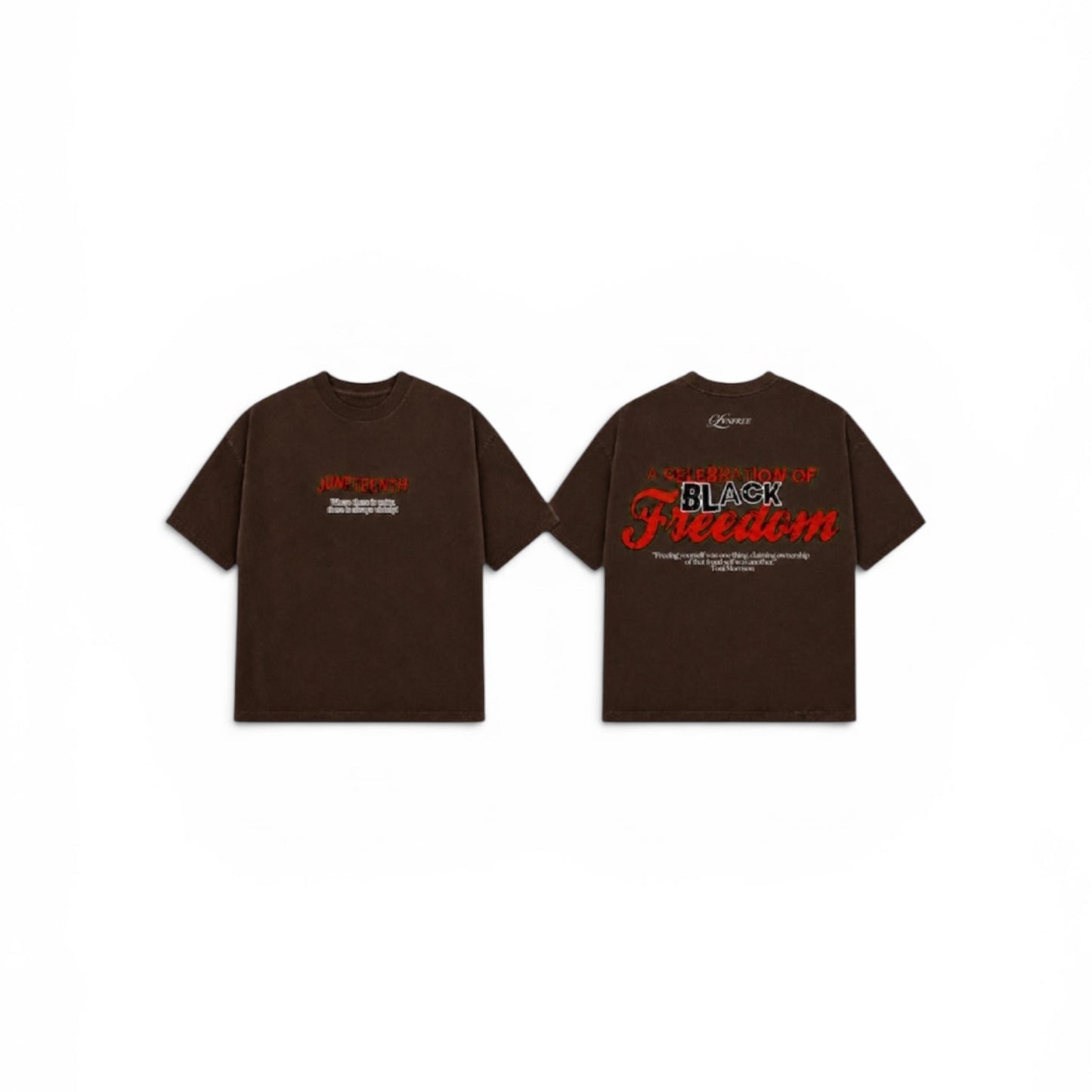 Juneteenth Tee Brown