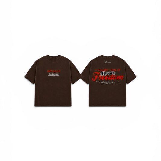 Juneteenth Tee Brown