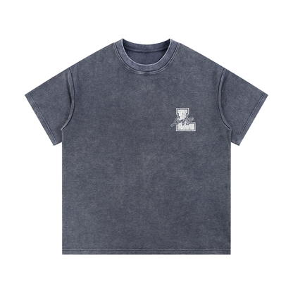 Mineral Wash Waffle Knit T-Shirt