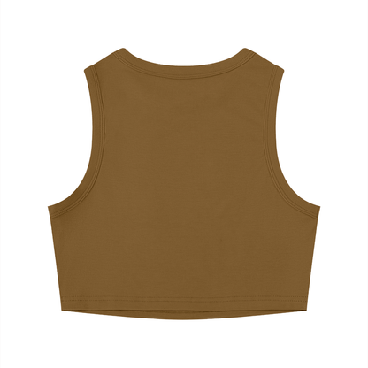 Women's Tight Crewneck Crop Tank Top