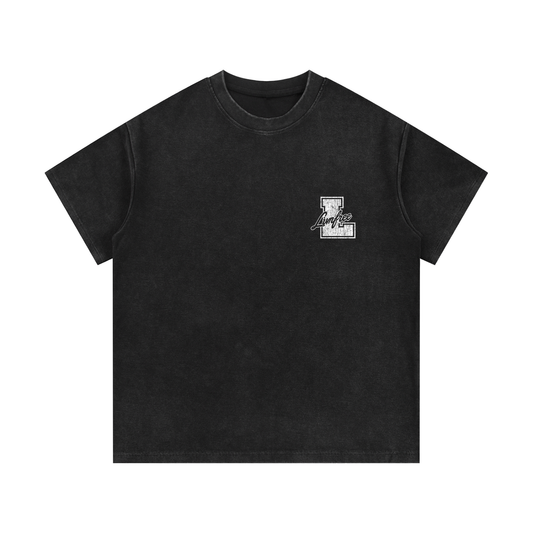 Mineral Wash Waffle Knit T-Shirt