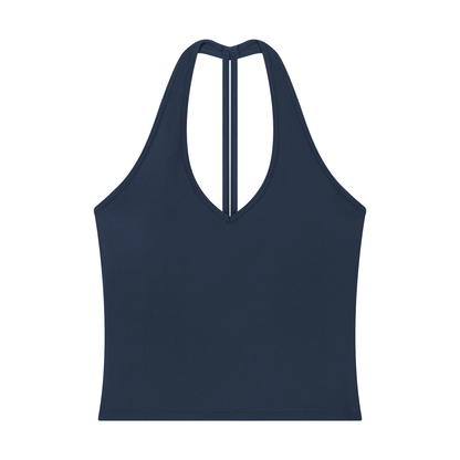 Women’s Halter V-Neck Yoga Tank Top