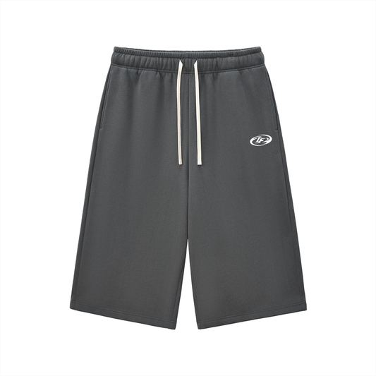 Relaxed Drawstring Three-quarter Sweatpants